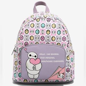Dani By Danielle Nicole Disney Big Hero 6 Baymax Checkered Mini Backpack Disney